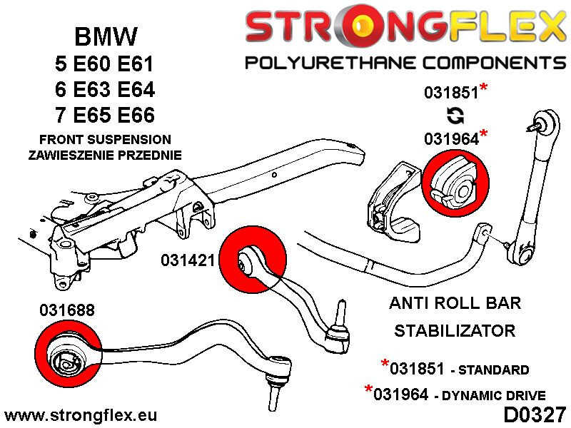 Anti roll bar bush SPORT