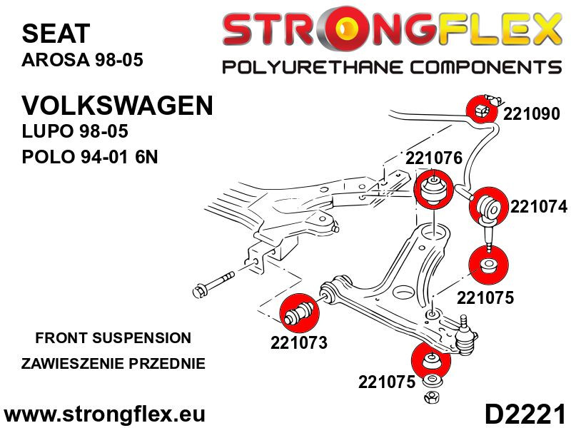Front lower arm - front bush