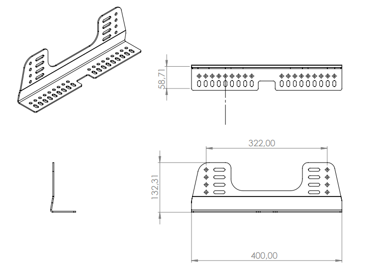 Sparco seat bracket FIA