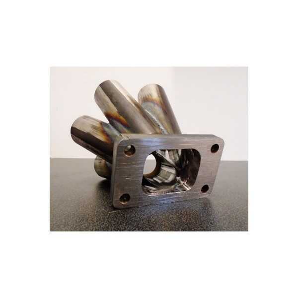 Merge collector 6cyl Stainless Steel 321L - T3 twin-entry