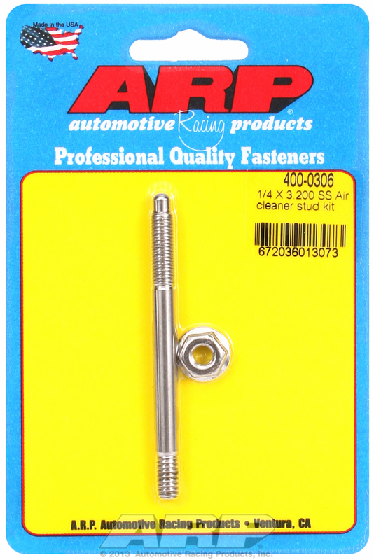 ARP Air Cleaner Stud Kit - 1/4 x 3.200 S/S ARP Air Cleaner Stud Kit - 1/4 x 3.200 S/S