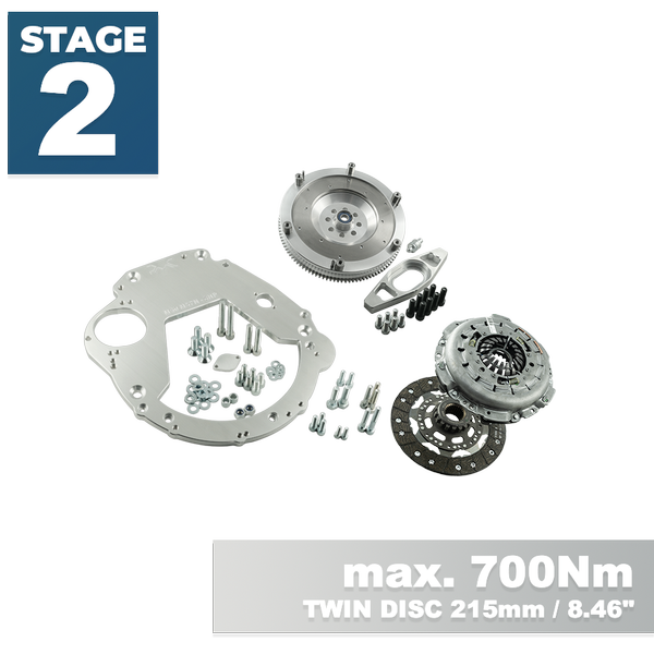 PMC STAGE 2 BMW M50 M52 M54 S50 S52 S54 - BMW M57N HGD JGA - 215mm / 8.46"