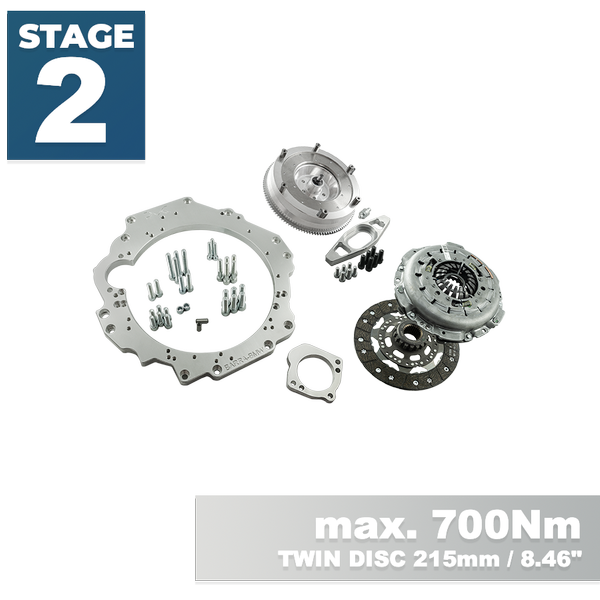 PMC STAGE 2 Ford Barra - BMW M57N HGU HGK - 215mm / 8.46"