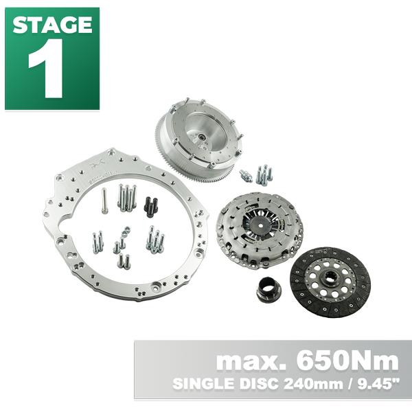 PMC STAGE 1 Honda S2000 - BMW M57 / E46 S54 M3 - 240mm / 9.45"