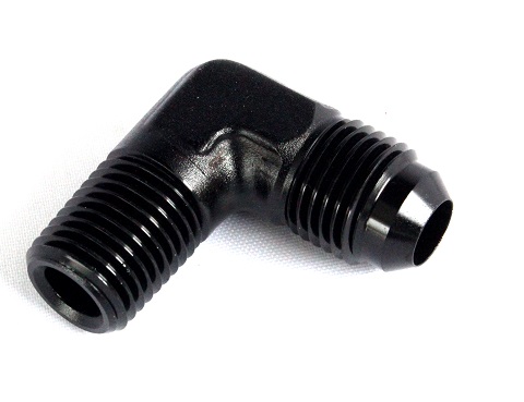 AN6 - 1/8" NPT Adapter forged 90 °