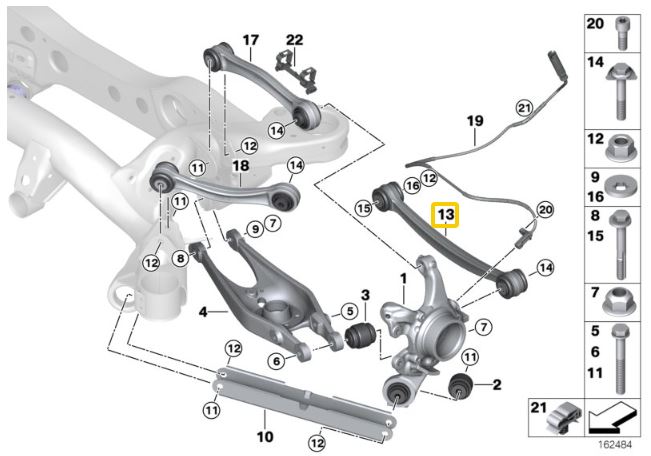 IRP Rear Adjustable Steering Arms BMW E8x M1, E9x M3 (Ver. 1)