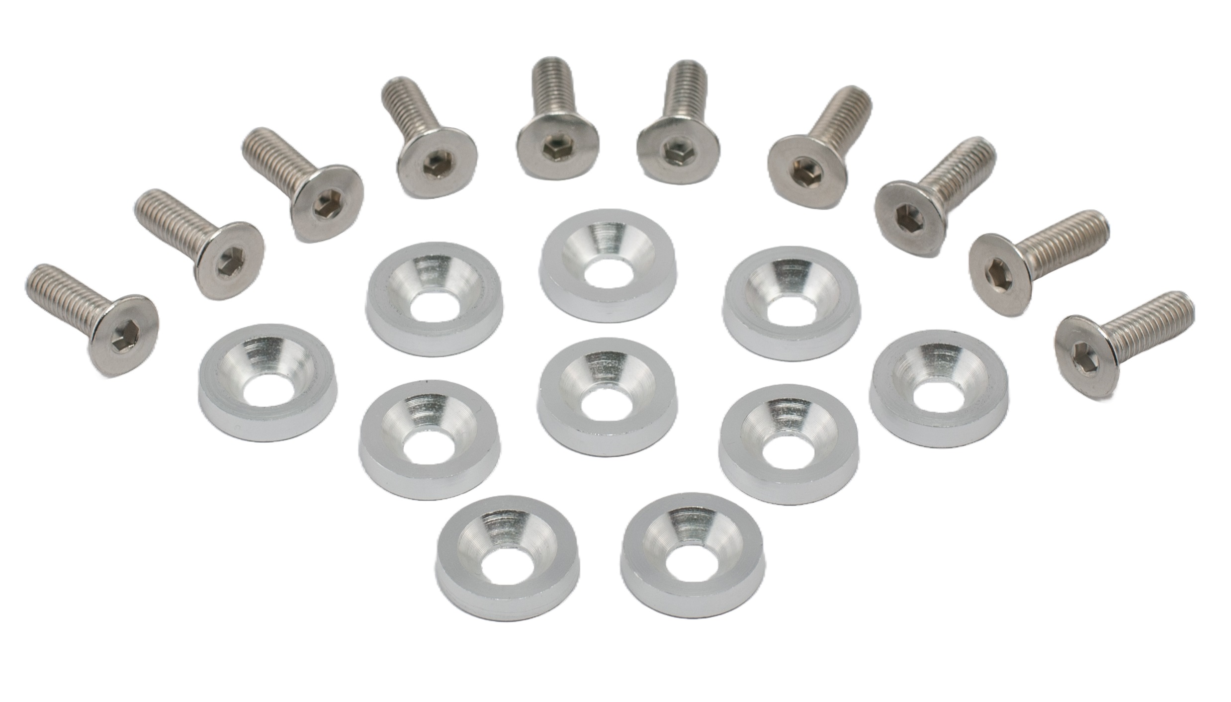 JDM Fender washer Silver