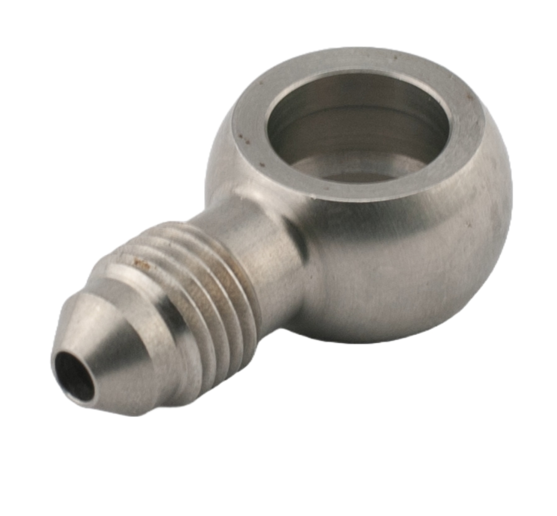 Banjo straight short AN4 (12mm) Stainless Steel