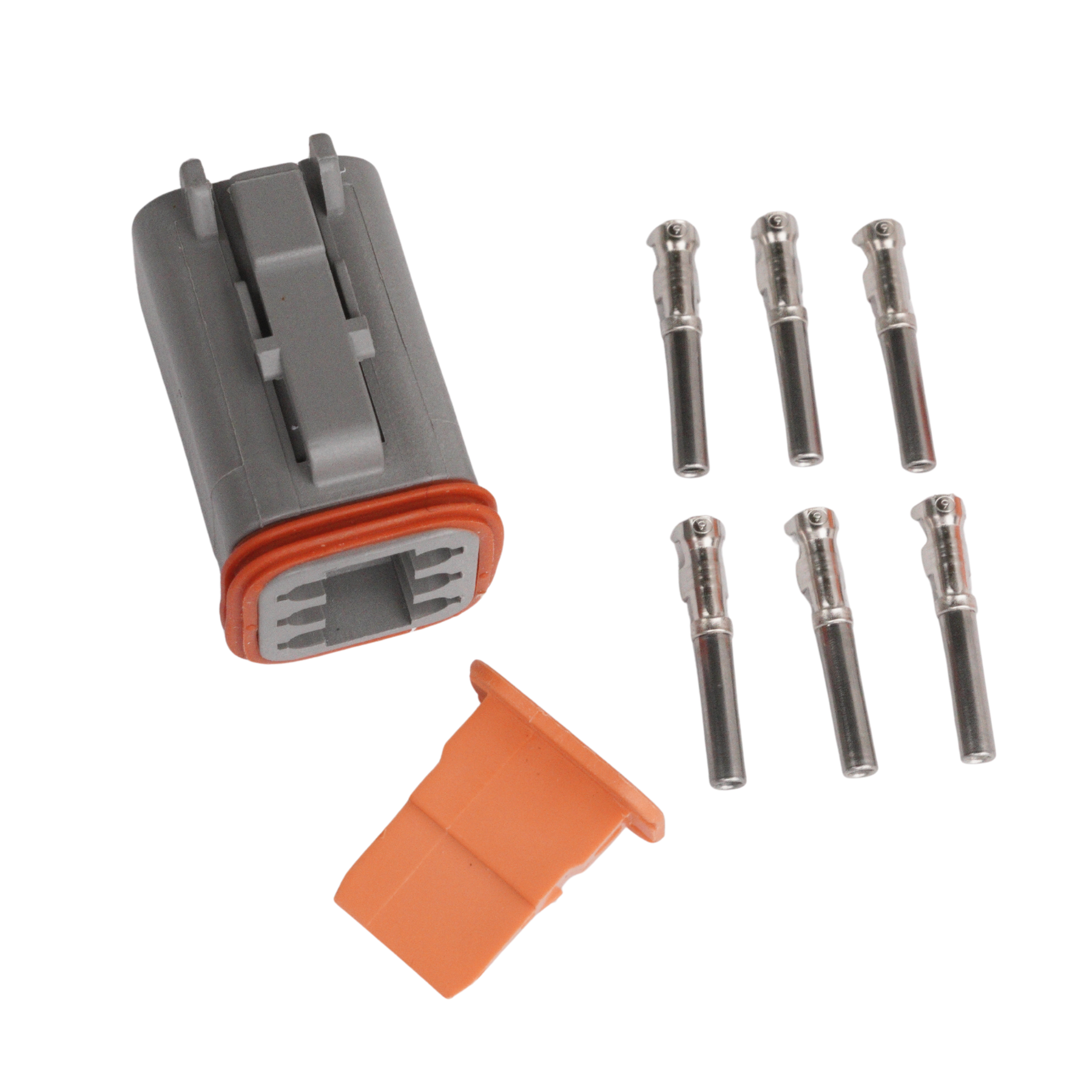 Connector 6-pin DT series male