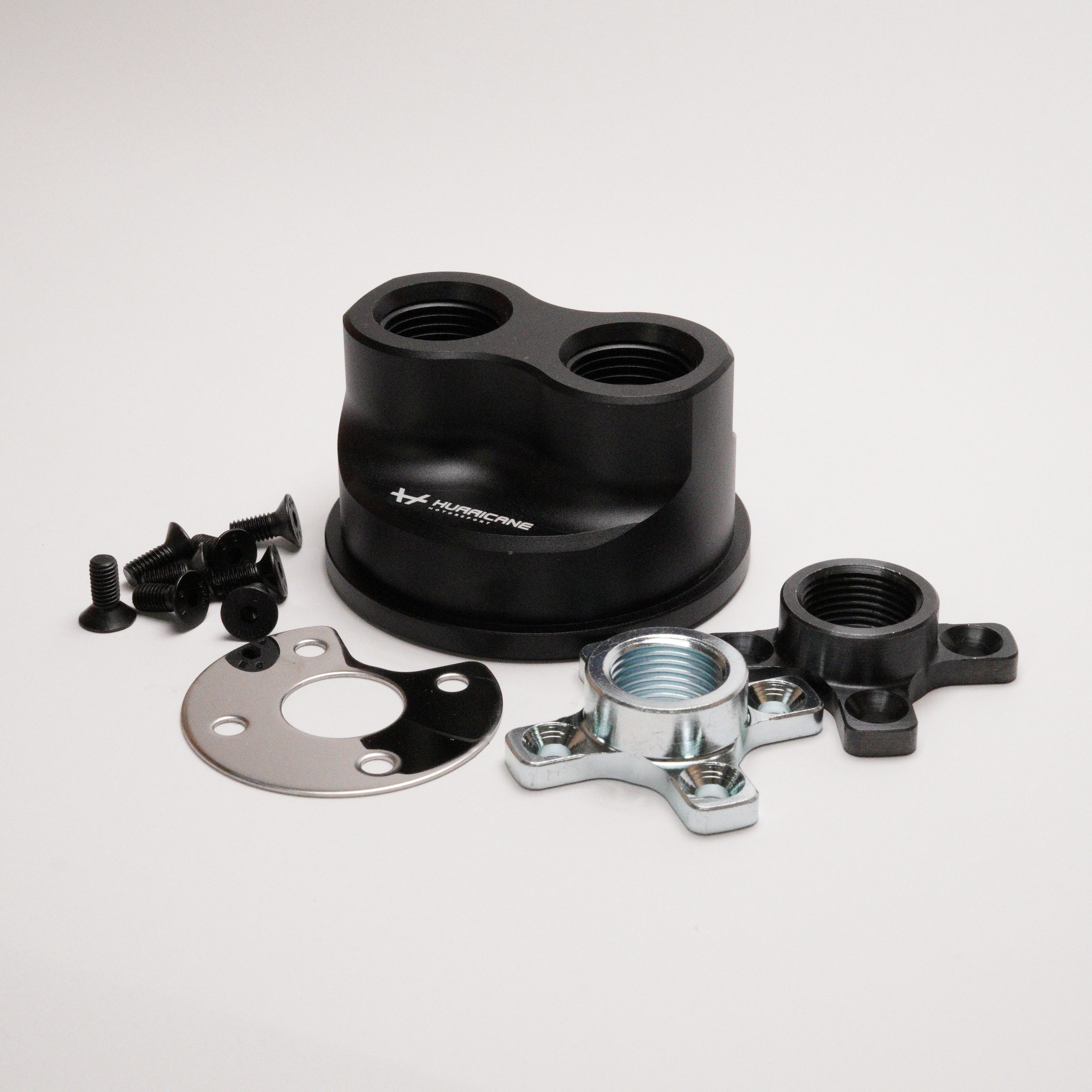 Oil filter relocator