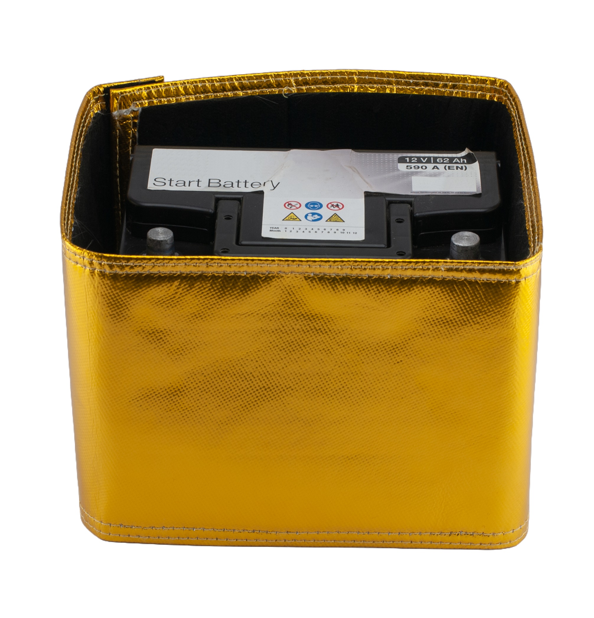 Hurricane heat protection for battery 200mm x 1000mm - Gold