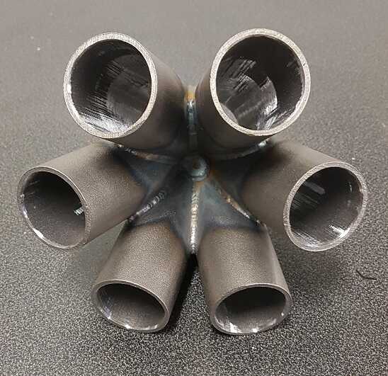 Merge collector 6 cylindrar round steel