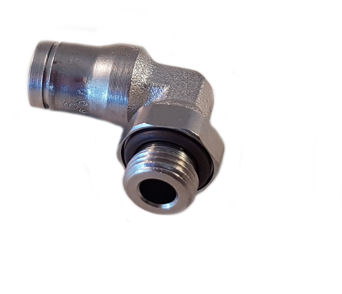 1/8 Pneumatic fitting 90 degree elbow (6mm hose)