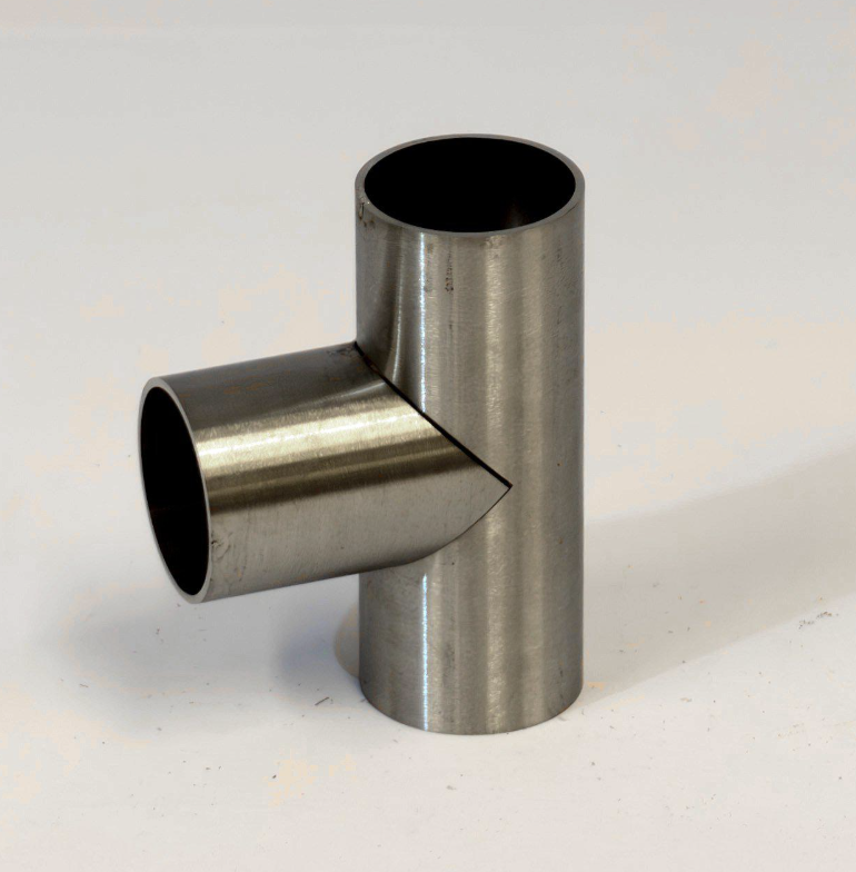 Cutout 90° Ø38.0mm-Ø38.0mm Stainless Steel