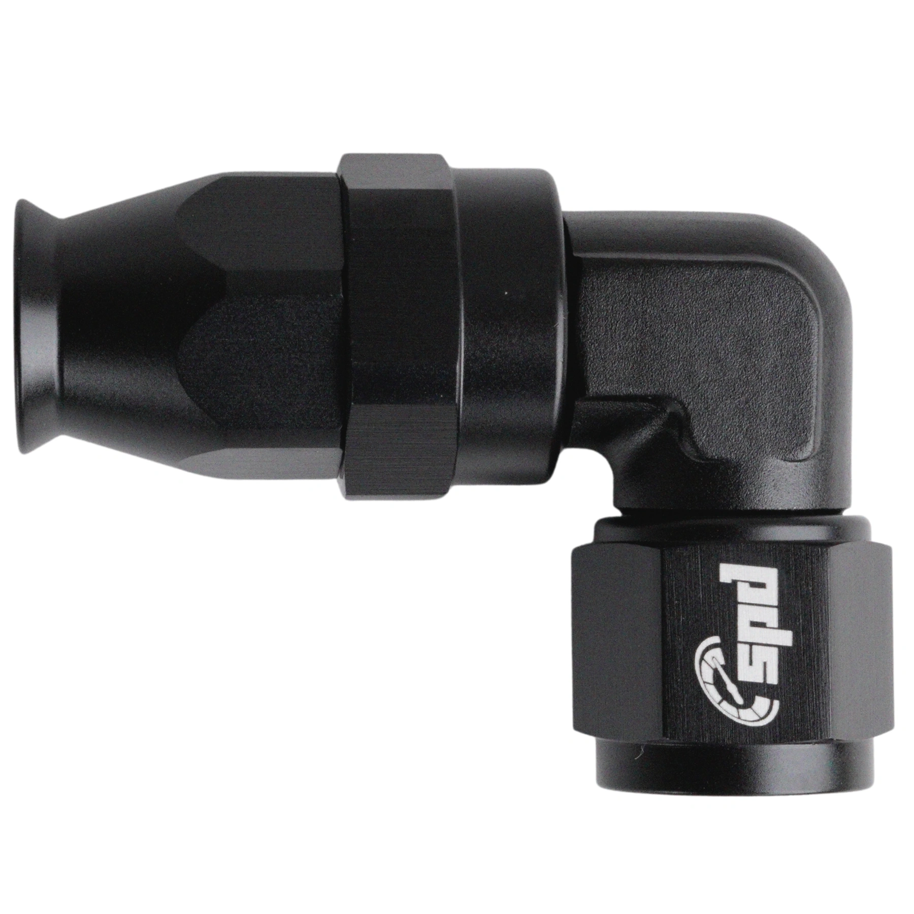 An4 hose end 90 ° Forged PTFE