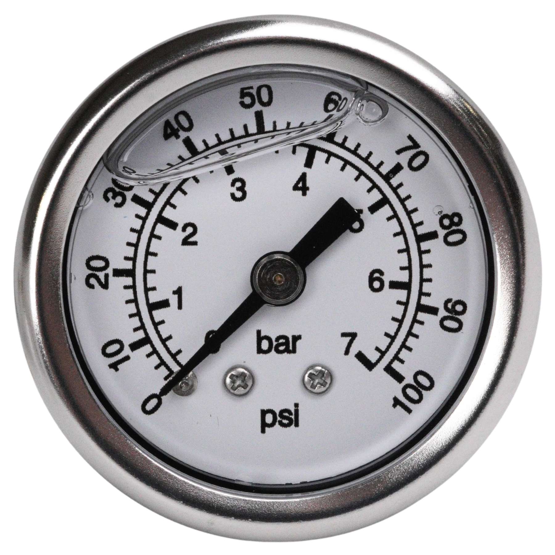 Fuel pressure gauge 0-7 bar