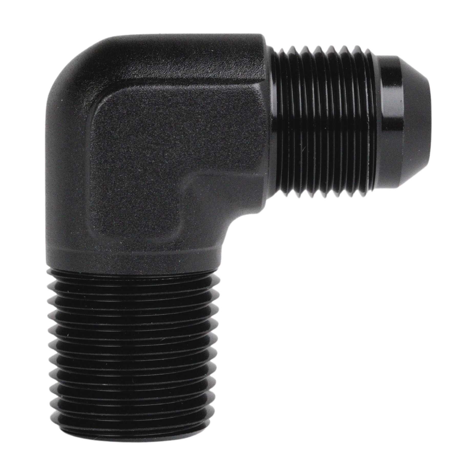 AN6 - 1/8" NPT Adapter forged 90 °