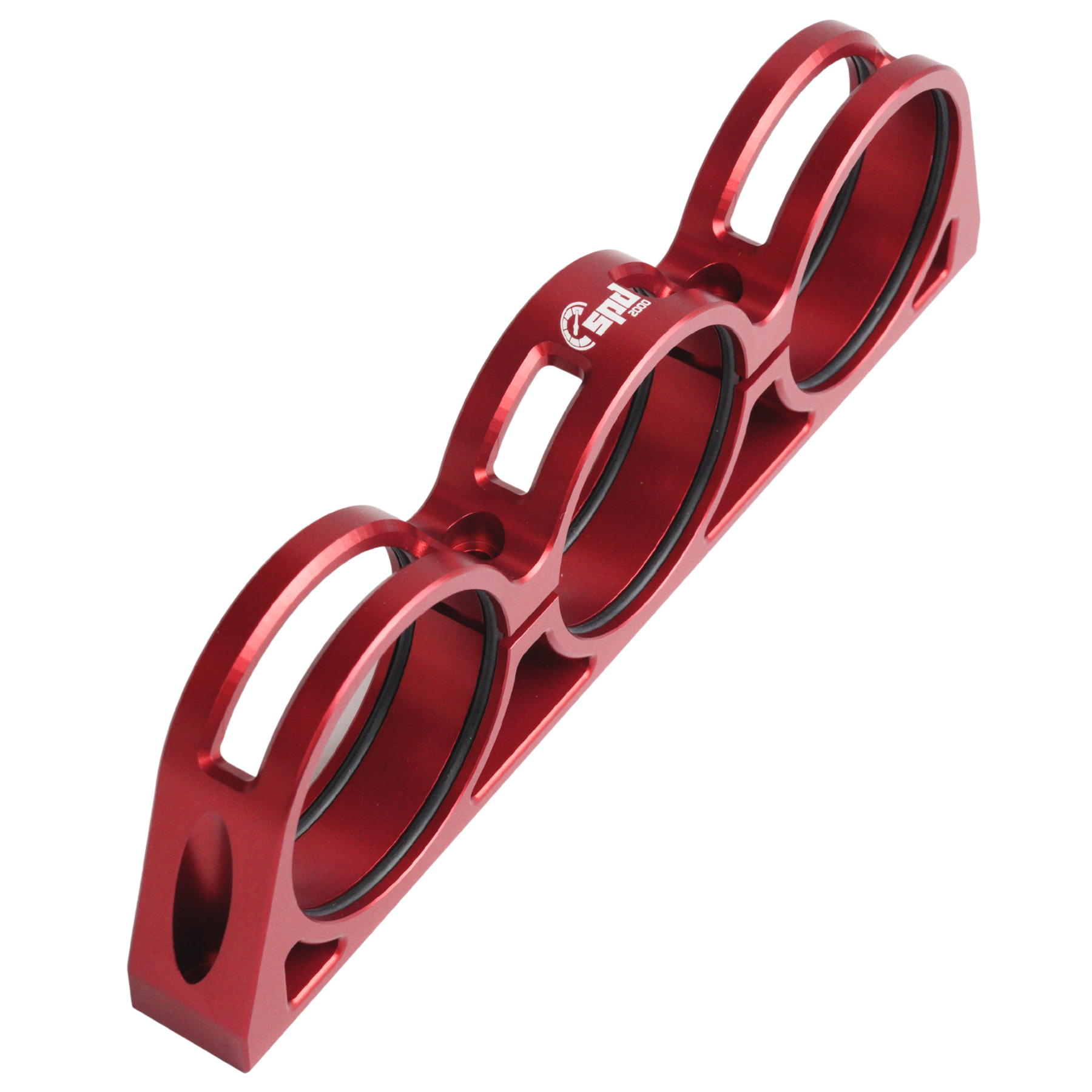 SPD billet triple bracket 60mm red