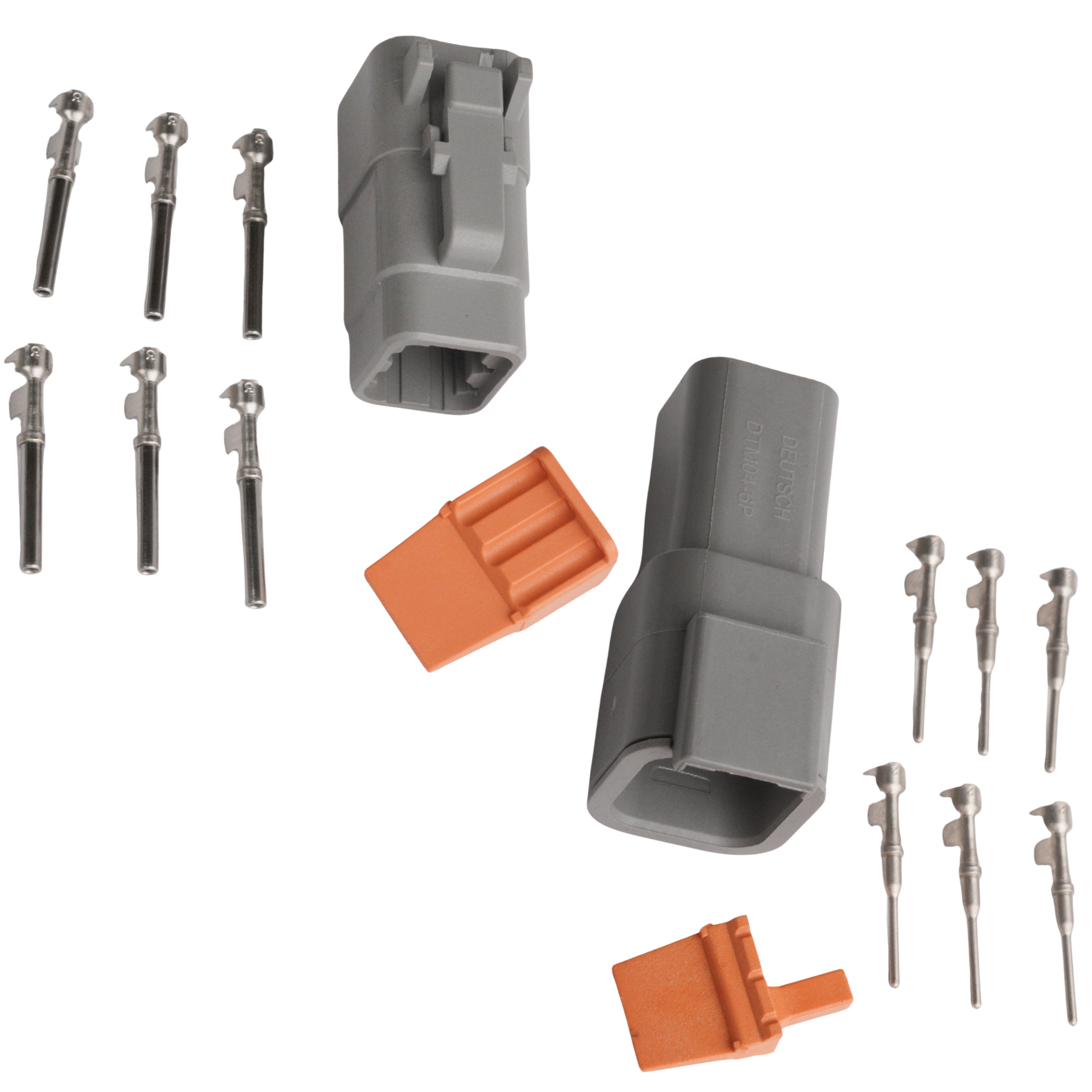 Connector 6-pin DTM series male + Female