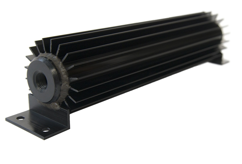 Fuel cooler Black 3/8" NPT 48cm