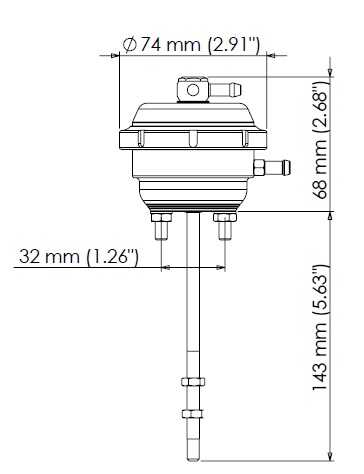 Turbosmart Borg warner wastegate (B1)