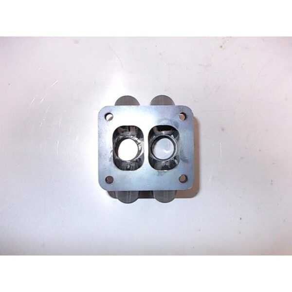 Merge collector 6cyl mild Steel straight - T3 twin-entry