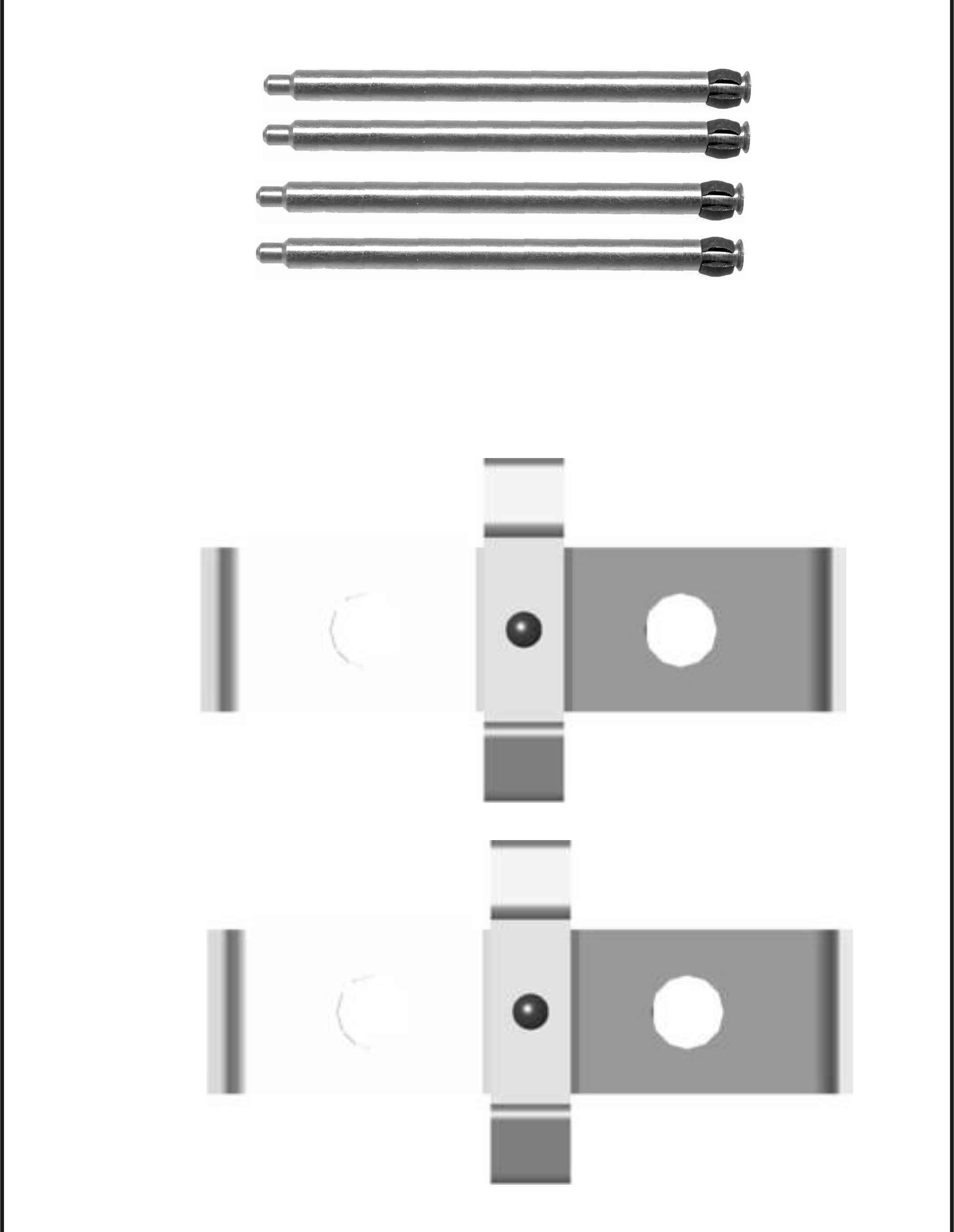 Mounting hardware Brembo calipers Rear (Volvo)