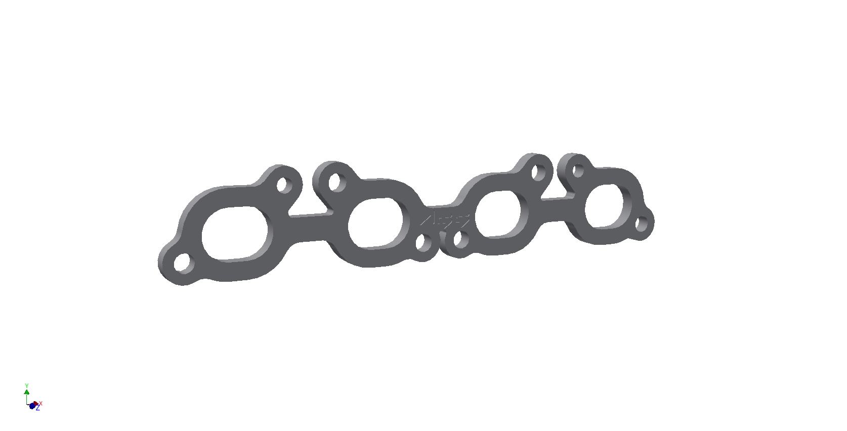 Exhaust flange Nissan 200 - 10mm