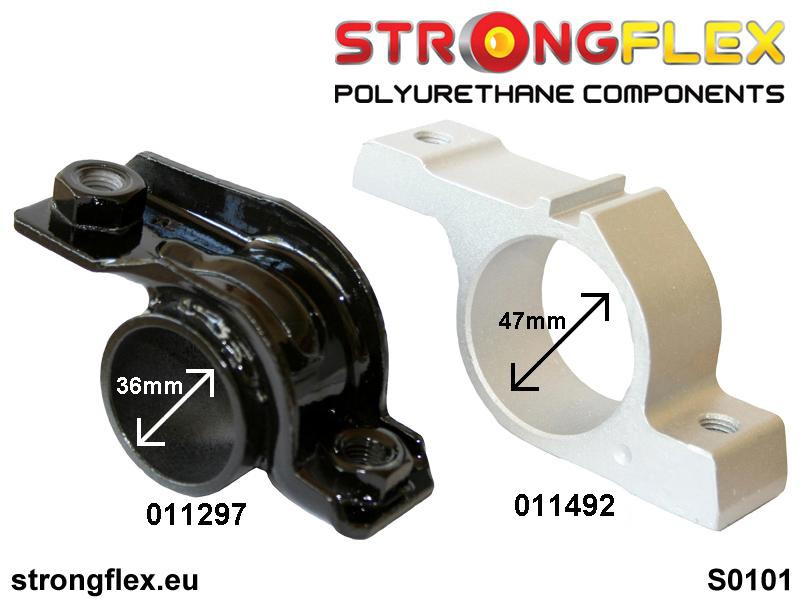 Front lower wishbone front bush SPORT