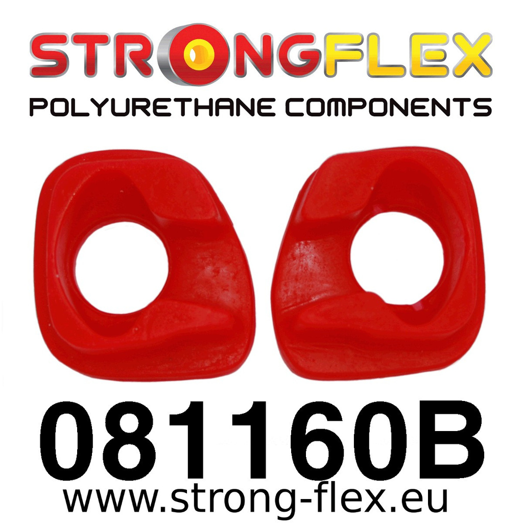 Engine mount inserts front