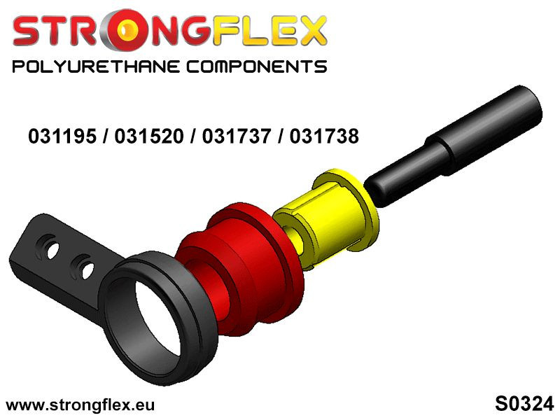 Front wishbone rear bush