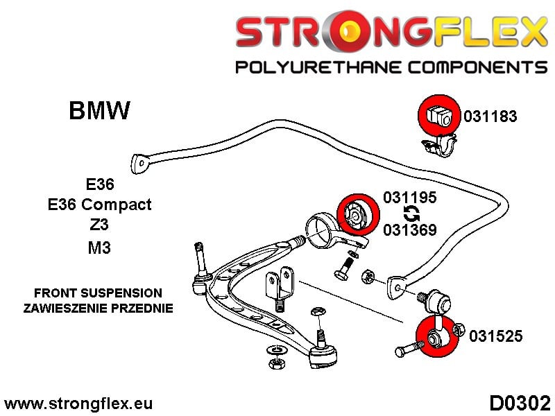 Full suspension bush kit