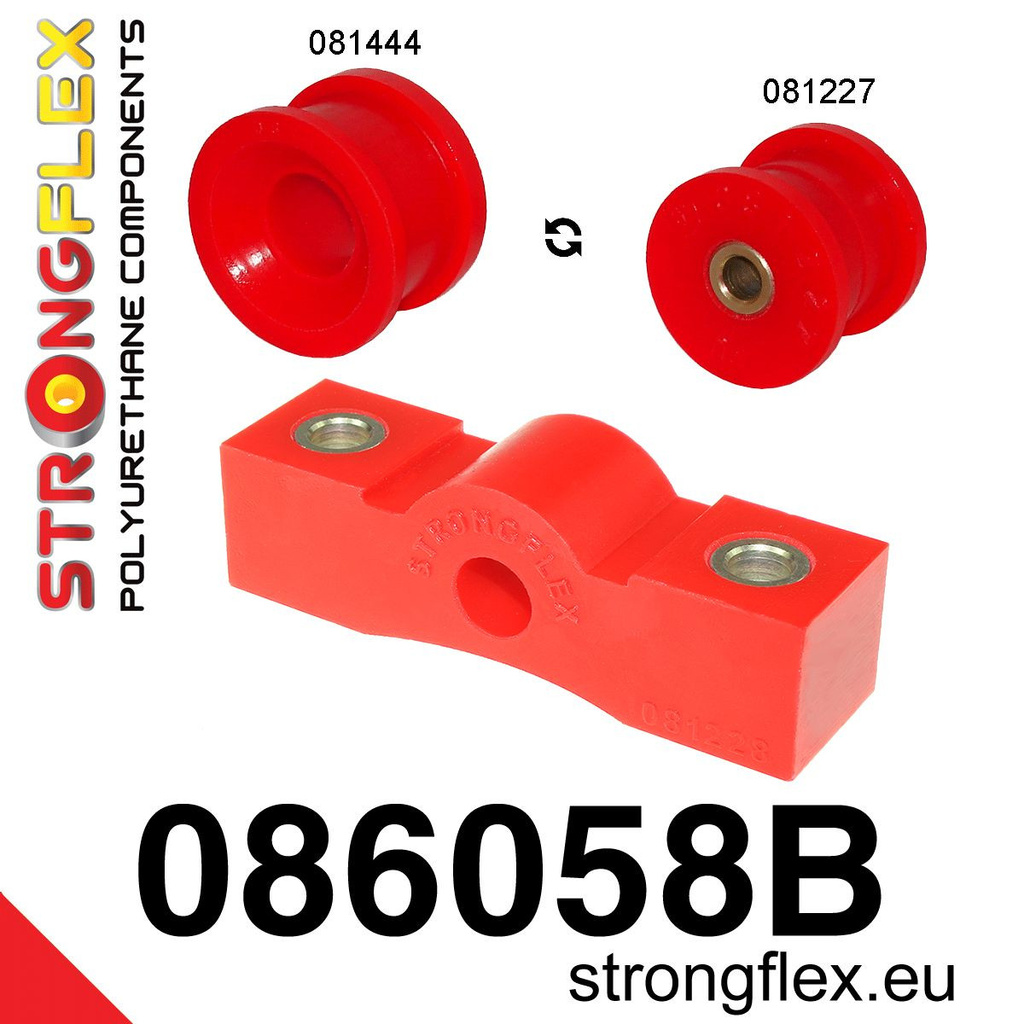 Shift lever stabilizer and extension mounting bush kit