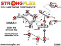 Rear beam mounting bush kit
