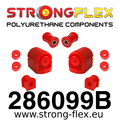 Set of front suspension polyurethane
