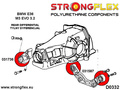 Rear differential rear mount bush