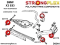 Rear anti roll bar bush