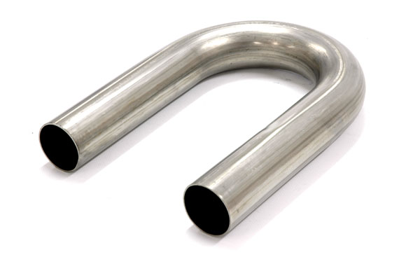 Bent exhaust tube 180° 2" Stainless (51mm)