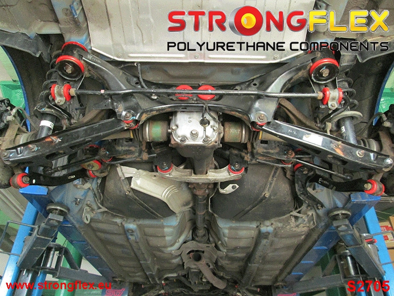 Rear suspension polyurethane bush kit