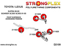 Toyota Supra MKIV Front anti roll bar bush SPORT