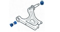 Saab 9-5 Front control arm bushing, front axle polyurethane