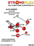 Rear tie bar to hub bush SPORT