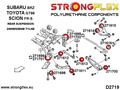 Rear suspension bush kit