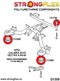 Rear carrier diff mount bush