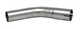 Bent exhaust tube 45° 4" SS (102mm)