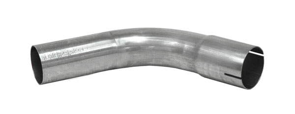 Bent exhaust tube 60° 1 3/4"  Stainless (44,5mm)
