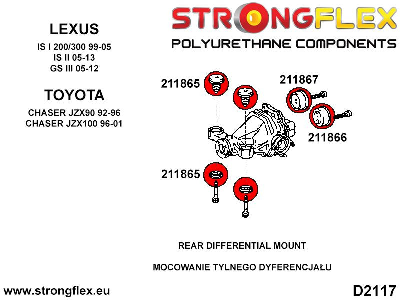 Rear diff mount - rear bush