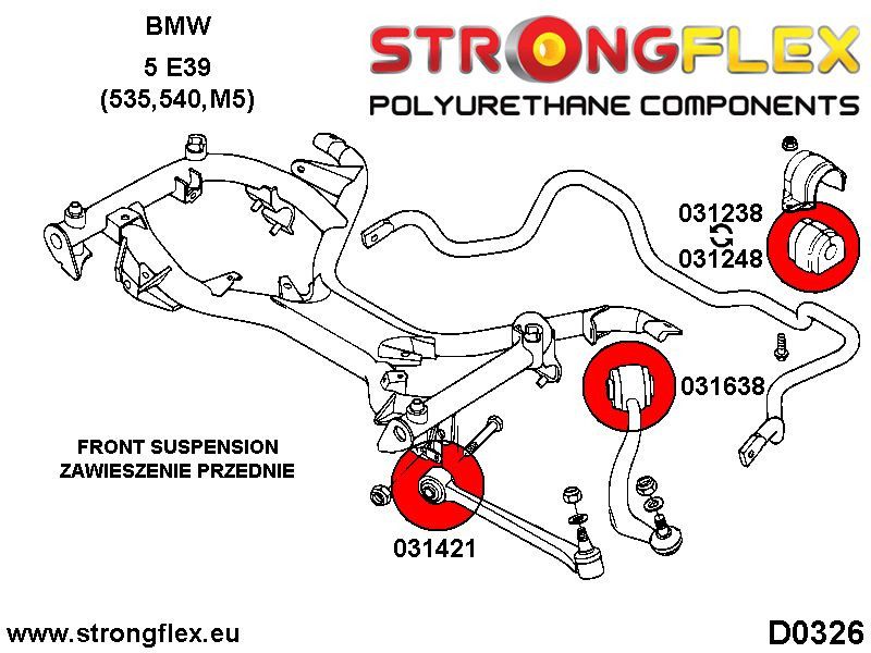 Full suspension bush kit E39 Touring SPORT