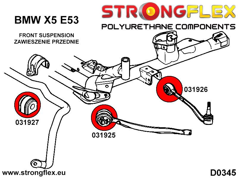 Front suspension - front bush
