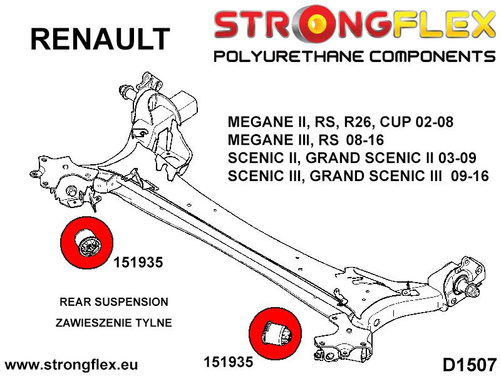 Rear beam bush SPORT